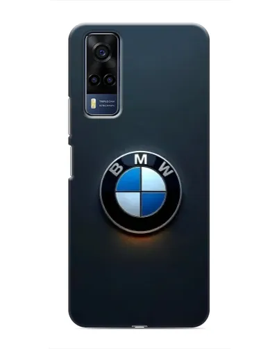Чехол для Vivo Y53S с картинкой «Логотип BMW — минимализм»