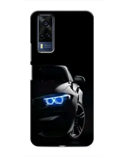 Чехол для Vivo Y53S с картинкой «BMW — ночной взгляд»