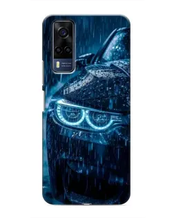 Чехол для Vivo Y53S с картинкой «BMW под дождем»