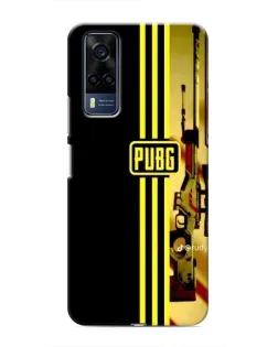Чехол для Vivo Y53S с картинкой «PUBG — камуфляжный шлем»