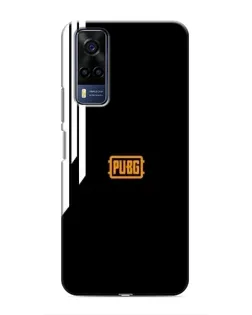 Чехол для Vivo Y53S с картинкой «PUBG — вертикальные линии»