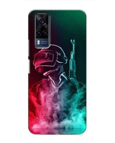 Чехол для Vivo Y53S с картинкой «PUBG — огненный воин» Чехол для Vivo Y53S с картинкой «PUBG — огненный воин»