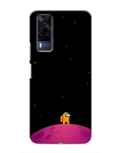 Чехол для Vivo Y53S с картинкой «Одинокий герой на планете»
