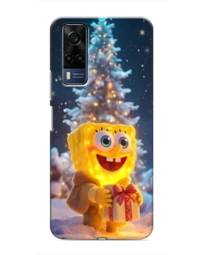 Чехол для Vivo Y53S с картинкой «Рождественский Спанч Боб» Чехол для Vivo Y53S с картинкой «Рождественский Спанч Боб»