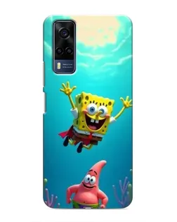 Чехол для Vivo Y53S с картинкой «Спанч Боб под водой» Чехол для Vivo Y53S с картинкой «Спанч Боб под водой»