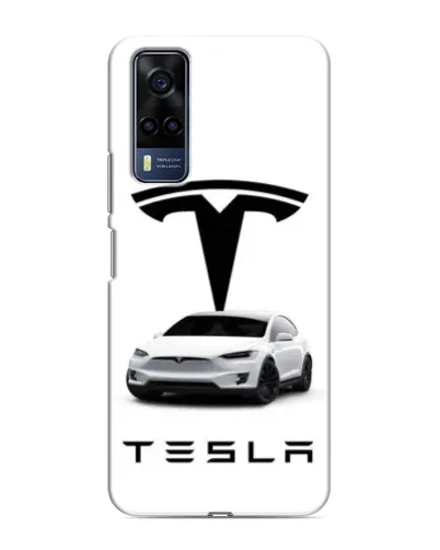 Чехол для Vivo Y53S с картинкой «Tesla White Style» Чехол для Vivo Y53S с картинкой «Tesla White Style»