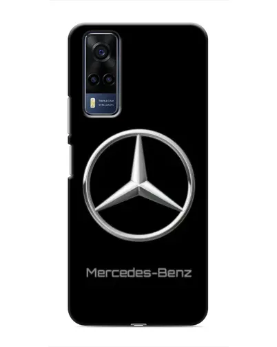 Чехол для Vivo Y53S с картинкой «Mercedes Silver Logo»