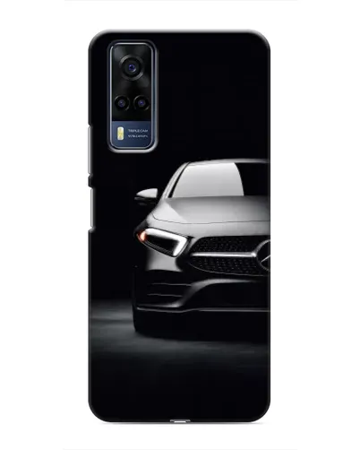 Чехол для Vivo Y53S с картинкой «Свет фар Mercedes»