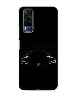 Чохол для Vivo Y53S з картинкою «Mercedes — силует авто» Чохол для Vivo Y53S з картинкою «Mercedes — силует авто»