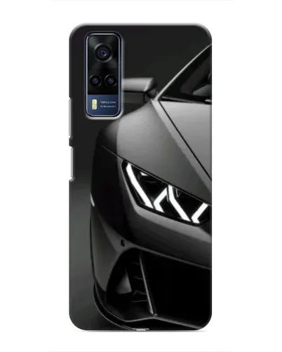 Чехол для Vivo Y53S с картинкой «Lamborghini фары детализация»