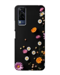 Чехол для Vivo Y53S с картинкой «Цветочная композиция»