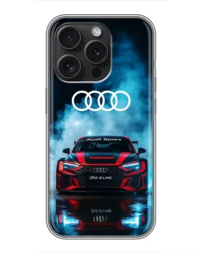 Чехол для Vivo Y600 Turbo с картинкой «Audi Sport — неон»