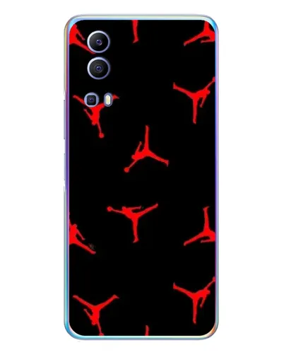 Чехол для Vivo Y72 с картинкой «Jordan Red Pattern» Чехол для Vivo Y72 с картинкой «Jordan Red Pattern»