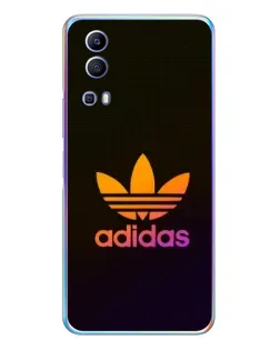 Чехол для Vivo Y72 с картинкой «Градиент Adidas»