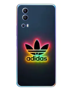 Чехол для Vivo Y72 с картинкой «Неоновый Adidas»