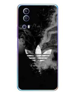 Чехол для Vivo Y72 с картинкой «Абстрактный дым Adidas»