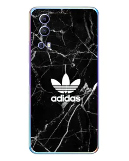 Чехол для Vivo Y72 с картинкой «Белый мрамор Adidas»