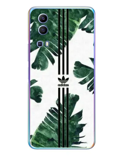 Чехол для Vivo Y72 с картинкой «Пальмовые листья адидас» Чехол для Vivo Y72 с картинкой «Пальмовые листья адидас»