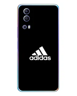 Чехол для Vivo Y72 с картинкой «Черная классика Adidas»