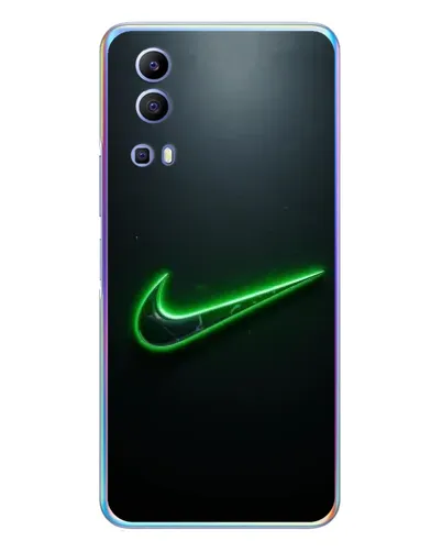 Чехол для Vivo Y72 с картинкой «Неоновый контур Nike» Чехол для Vivo Y72 с картинкой «Неоновый контур Nike»