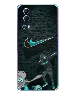 Чехол для Vivo Y72 с картинкой «Спортивный арт Nike»