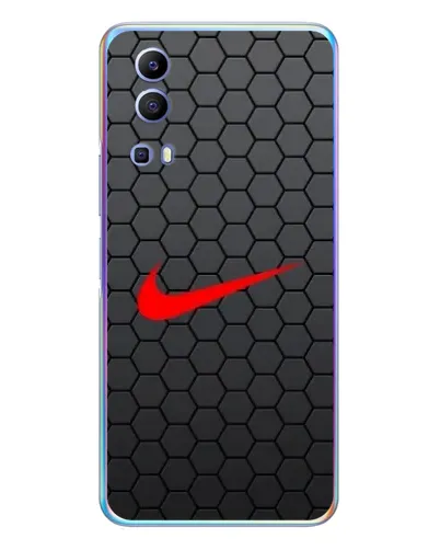 Чехол для Vivo Y72 с картинкой «Nike — карбоновая сетка» Чехол для Vivo Y72 с картинкой «Nike — карбоновая сетка»