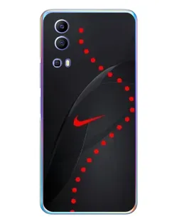 Чехол для Vivo Y72 с картинкой «Абстрактный дизайн Nike»