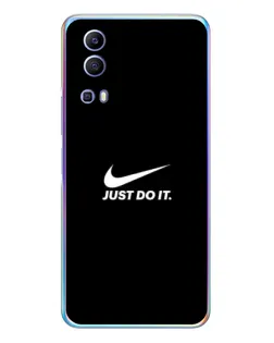 Чехол для Vivo Y72 с картинкой «Минимализм от Nike»