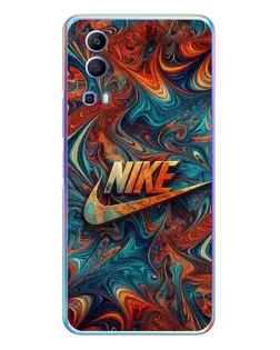 Чехол для Vivo Y72 с картинкой «Nike в абстракции»