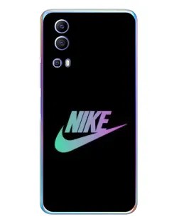 Чехол для Vivo Y72 с картинкой «Nike — городская ночь»