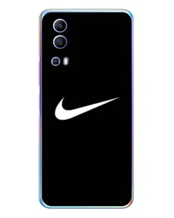 Чехол для Vivo Y72 с картинкой «Минималистический Найк»