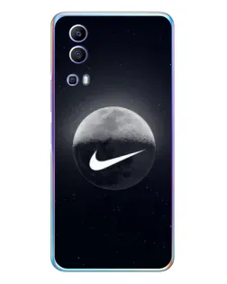Чехол для Vivo Y72 с картинкой «Nike в стиле граффити»