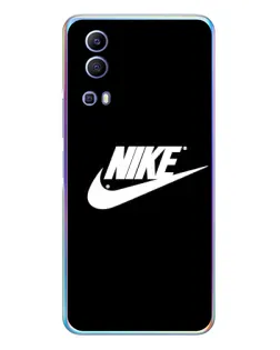Чехол для Vivo Y72 с картинкой «Мазки краски Nike»