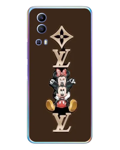 Чехол для Vivo Y72 с картинкой «LV и Микки Маус» Чехол для Vivo Y72 с картинкой «LV и Микки Маус»