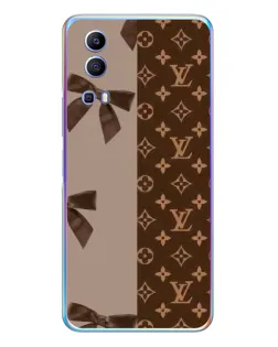 Чехол для Vivo Y72 с картинкой «Louis Vuitton — банты»