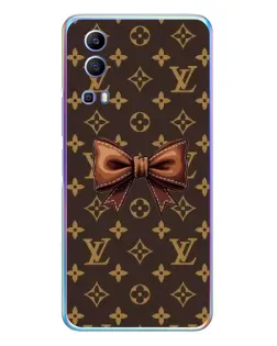 Чехол для Vivo Y72 с картинкой «LV с бантом»