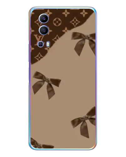 Чехол для Vivo Y72 с картинкой «LV — кофейный атлас» Чехол для Vivo Y72 с картинкой «LV — кофейный атлас»