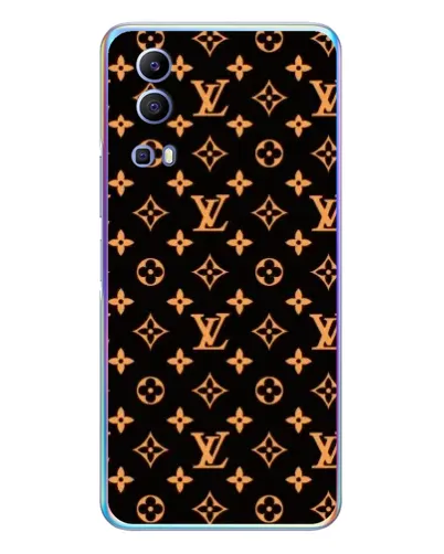 Чехол для Vivo Y72 с картинкой «Золотая монограмма LV» Чехол для Vivo Y72 с картинкой «Золотая монограмма LV»
