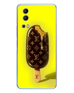 Чехол для Vivo Y72 с картинкой «Мороженое от LV»