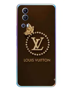 Чехол для Vivo Y72 с картинкой «LV — золотая печать»
