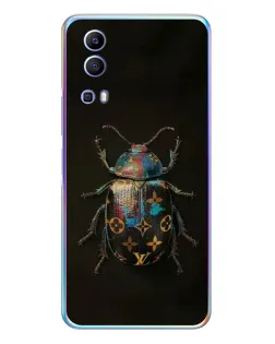 Чехол для Vivo Y72 с картинкой «LV — мраморный принт»