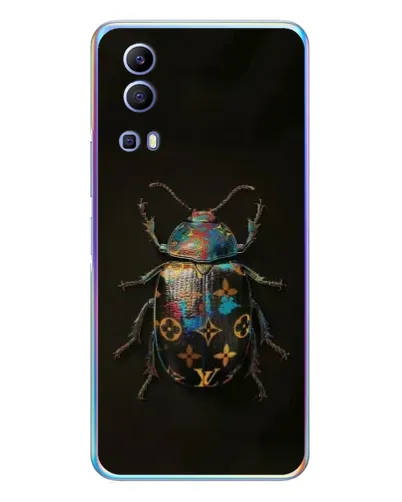 Чехол для Vivo Y72 с картинкой «LV — мраморный принт» Чехол для Vivo Y72 с картинкой «LV — мраморный принт»