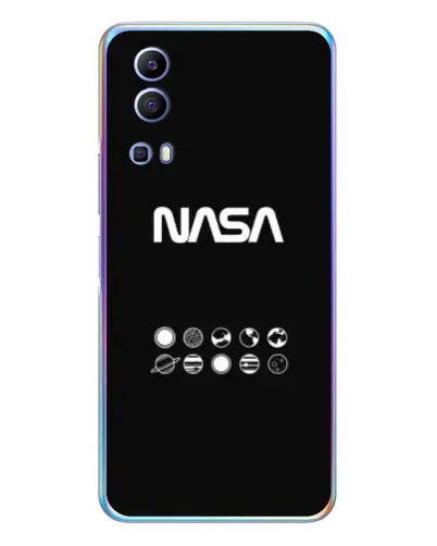 Чехол для Vivo Y72 с картинкой «NASA — технический принт» Чехол для Vivo Y72 с картинкой «NASA — технический принт»
