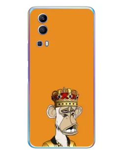 Чехол для Vivo Y72 с картинкой «Золотая обезьяна Bored Ape»