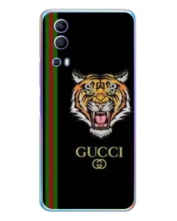 Чехол для Vivo Y72 с картинкой «Тигр Gucci»