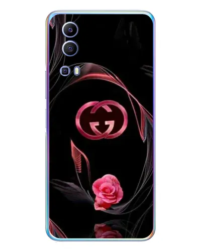 Чехол для Vivo Y72 с картинкой «Gucci — неоновая роза» Чехол для Vivo Y72 с картинкой «Gucci — неоновая роза»