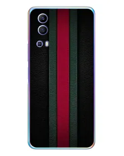 Чехол для Vivo Y72 с картинкой «Gucci — неоновая линия»