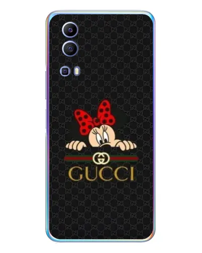 Чехол для Vivo Y72 с картинкой «Минни Маус Gucci — черный» Чехол для Vivo Y72 с картинкой «Минни Маус Gucci — черный»