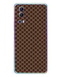 Чехол для Vivo Y72 с картинкой «Gucci — шоколадная сетка»