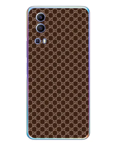 Чехол для Vivo Y72 с картинкой «Gucci — шоколадная сетка» Чехол для Vivo Y72 с картинкой «Gucci — шоколадная сетка»